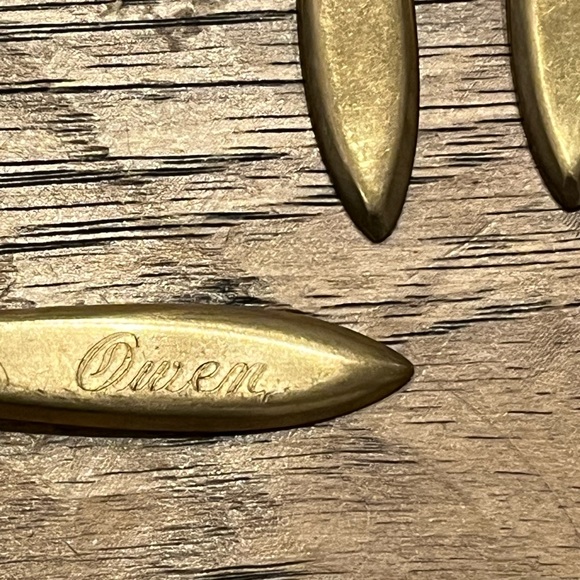 Vintage Dirigold Dirilyte Gold small Demitasse baby Spoons (6) - Picture 7 of 7